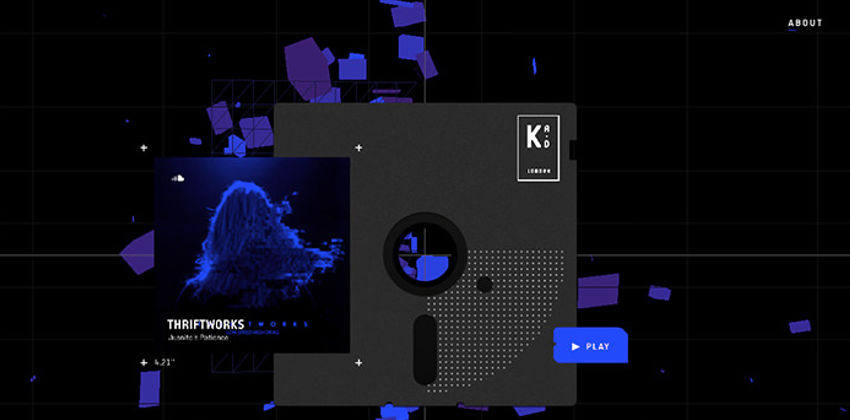 Webdesign-Trends: Beispiel von Glitch Art